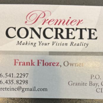 Premier Concrete - Making Your Vision Reality - Masonry/Concrete Near Me - Granite Bay, California