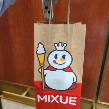 Mixue - Cute mascot and bag - Coffee & Tea Near Me - New York, New York Mixue - Cute mascot and bag - Coffee & Tea Near Me - New York, New York
