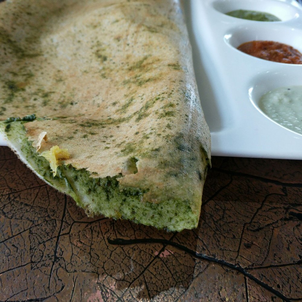 Annalakshmi - Spinach Dosa - Indian Near Me - Brampton, Ontario