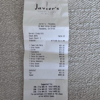 Javiers - New Mexican Cuisine Near Me - Pasadena, California