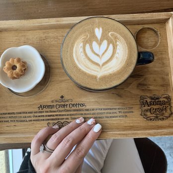Aroma Craft Coffee - Black sesame caffe latte - Coffee Roasteries Near Me - Walnut, California
