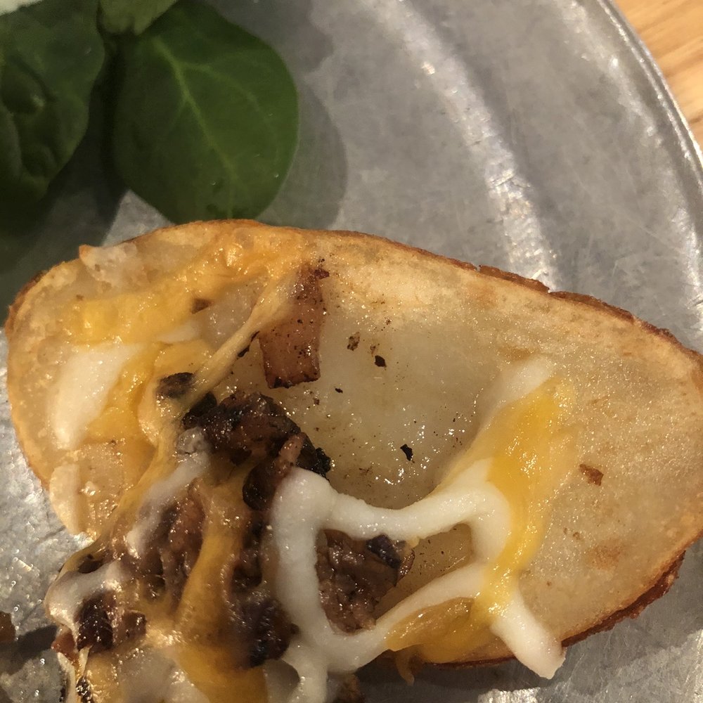 Black Oak Grill - Potato skin app - American Near Me - Branson, Missouri Black Oak Grill - Potato skin app - American Near Me - Branson, Missouri