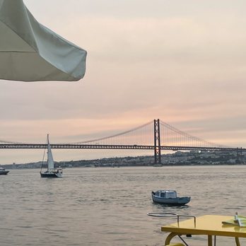 Ponto Final - Sunset View from our table - Portuguese Near Me - Almada, 15 Ponto Final - Sunset View from our table - Portuguese Near Me - Almada, 15