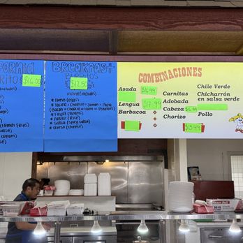 Chalio’s - Menu burritos and combinations. - Mexican Near Me - Kettleman City, California