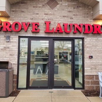 Grove Laundry - Outside Entrance - Laundry Services Near Me - Cottage Grove, Wisconsin