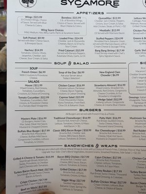Menu photo 2 Sycamore Macedon, NY Menu photo 2 Sycamore Macedon, NY
