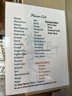 Menu photo 1 Panama Bay Coffee Co. Walnut Creek, CA Menu photo 1 Panama Bay Coffee Co. Walnut Creek, CA
