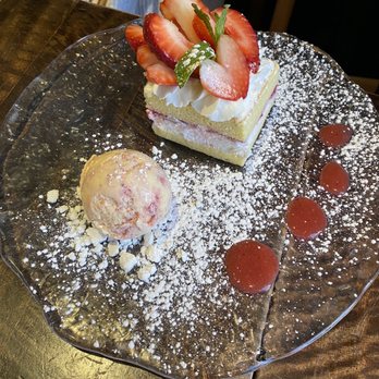 Cha-An - Strawberry shortcake - Japanese Near Me - New York, New York Cha-An - Strawberry shortcake - Japanese Near Me - New York, New York