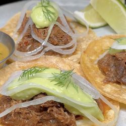 Alana Bar & Tapas - Taco de Barbacoa - have your napkin ready!!!