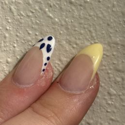 Lots of glue and cuticles needed more love :( Lots of glue and cuticles needed more love :(