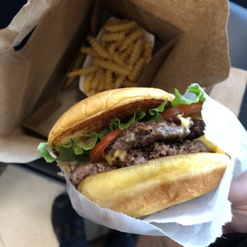 Shake Shack - Shackburger double patty - American Near Me - Atlanta, Georgia Shake Shack - Shackburger double patty - American Near Me - Atlanta, Georgia