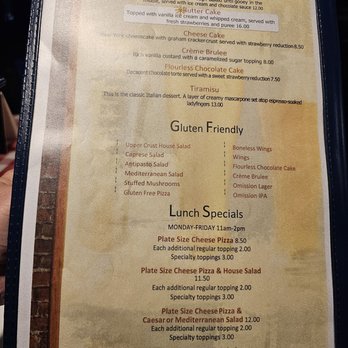 Upper Crust Pizza Patio & Wine Bar - Pizza Near Me - Phoenix, Arizona Upper Crust Pizza Patio & Wine Bar - Pizza Near Me - Phoenix, Arizona