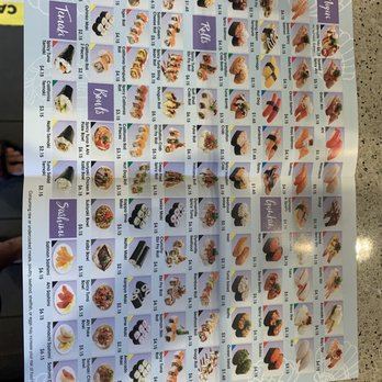 Genki Sushi - Menu - Sushi Bars Near Me - Kahului, Hawaii Genki Sushi - Menu - Sushi Bars Near Me - Kahului, Hawaii