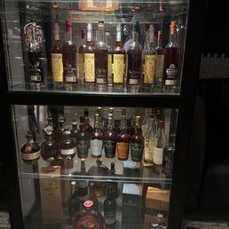 Bourbon behind glass Bourbon behind glass