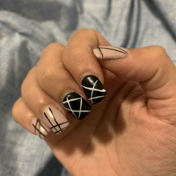 Awesome Nails & Skin Care - 85 dollars for this . They look more worse in reality.bad shape and messy lines. Bad experience - Hair Removal Near Me - Delta, British Columbia