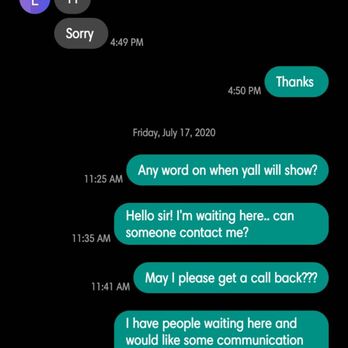 E & G Moving - No communication on day of service and after calling 15x, does not answer. Mailbox always "Full" go figure for a criminal - Movers Near Me - San Antonio, Texas