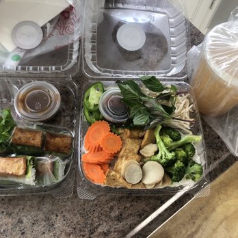 Time Bistro - Tofu spring rolls and tofu/veggie pho. Delicious! - Vietnamese Near Me - Seattle, Washington Time Bistro - Tofu spring rolls and tofu/veggie pho. Delicious! - Vietnamese Near Me - Seattle, Washington