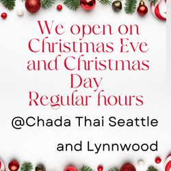 Chada Thai Lynnwood - Merry Christmas!