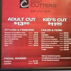 Cost Cutters - Everyday prices..