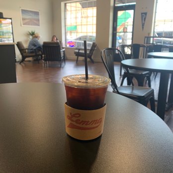 Lemma Coffee Co - Flash brew. They're very generous with their pour. Filled it 85% before pouring ice. - Coffee & Tea Near Me - Carrollton, Texas Lemma Coffee Co - Flash brew. They're very generous with their pour. Filled it 85% before pouring ice. - Coffee & Tea Near Me - Carrollton, Texas