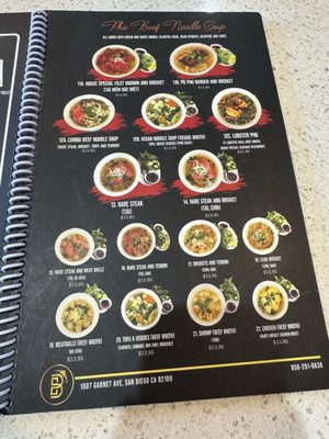 Menu photo 2 PB Pho & Grill San Diego, CA Menu photo 2 PB Pho & Grill San Diego, CA