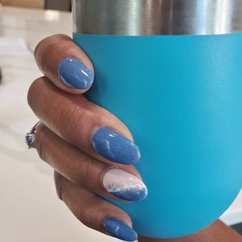 Bliss Nails Lounge - Andrea is great!! Almond shape with accent nail. - Nail Salons Near Me - Midlothian, Virginia Bliss Nails Lounge - Andrea is great!! Almond shape with accent nail. - Nail Salons Near Me - Midlothian, Virginia