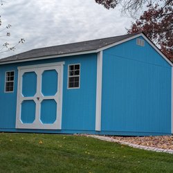 Backyard Building Systems - The shed comes primed but we painted it.