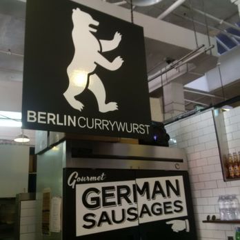 Berlin Currywurst - Bold, unique signage. - German Near Me - Los Angeles, California Berlin Currywurst - Bold, unique signage. - German Near Me - Los Angeles, California