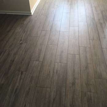 Mercury Carpet & Flooring - My new faux wood tile floor. Mercury Carpet did a fantastic job! - Flooring Near Me - Jacksonville, Florida
