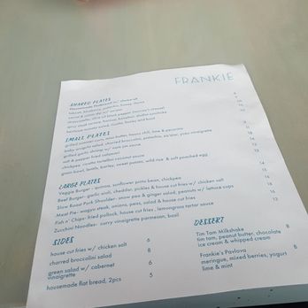 Frankie - Frankies menu - Australian Near Me - Jersey City, New Jersey Frankie - Frankies menu - Australian Near Me - Jersey City, New Jersey