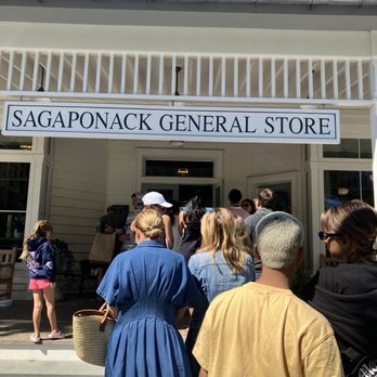 Sagaponack General Store - Outside in line with other customers - Grocery Near Me - Sagaponack, New York Sagaponack General Store - Outside in line with other customers - Grocery Near Me - Sagaponack, New York