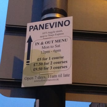 Panevino - I just wish they would stop fly posting in my neighbourhood. Pay for advertising like everyone else. - Italian Near Me - Glasgow, GLG