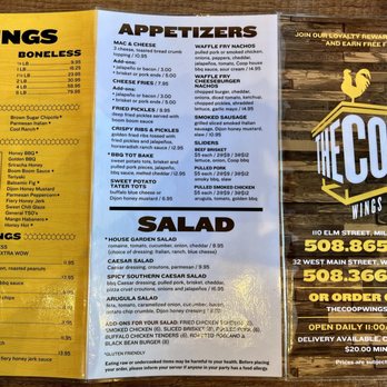 The Coop - Salad & Apps menu - Barbeque Near Me - Westborough, Massachusetts The Coop - Salad & Apps menu - Barbeque Near Me - Westborough, Massachusetts