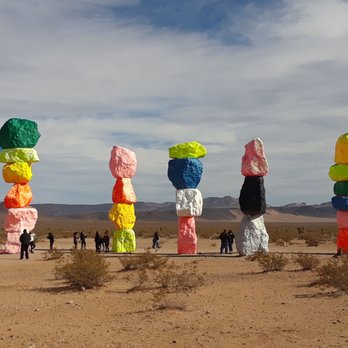 Seven Magic Mountains - Public Art Near Me - Las Vegas, Nevada