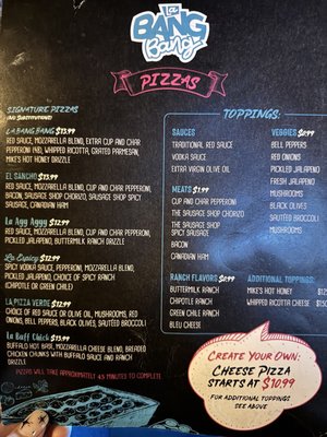 Menu photo 7 La Bang Bang El Paso, TX