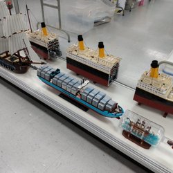 If a display in the store does not have a price tag, it is probably a temporary exhibit on loan from someone in the community.