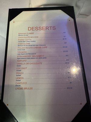 Menu photo 4 BV Tuscany Italian Restaurant Teaneck, NJ