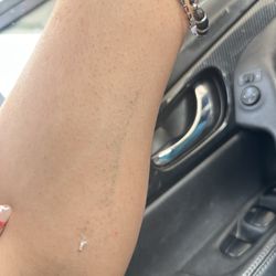 Star Nails & Spa - Clay still on my leg