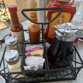 Broken Yolk Cafe - Condiment basket - Breakfast & Brunch Near Me - Rancho Cucamonga, California Broken Yolk Cafe - Condiment basket - Breakfast & Brunch Near Me - Rancho Cucamonga, California