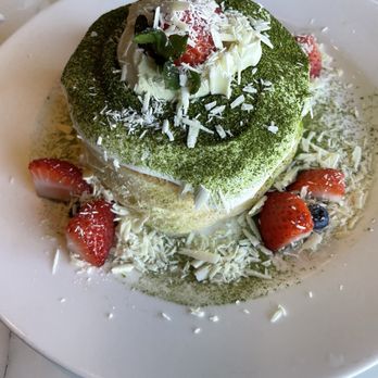 Fluffy Fluffy - Match white chocolate pancakes - Desserts Near Me - Marietta, Georgia