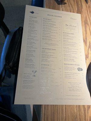 Menu photo 3 Buck & Rider — Gilbert / East Valley Gilbert, AZ
