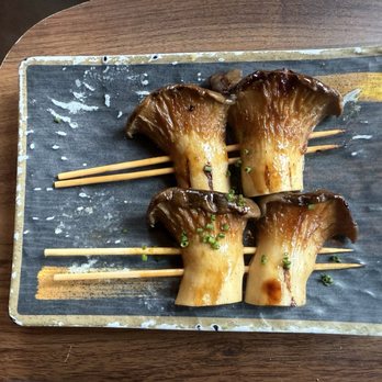 Nono Baru - Photo 6: Trumpet Mushroom Skewers with Soy Butter - Izakaya Near Me - San Francisco, California