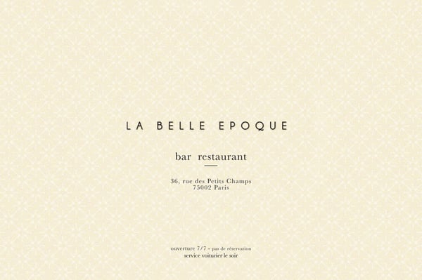La Belle Epoque by null