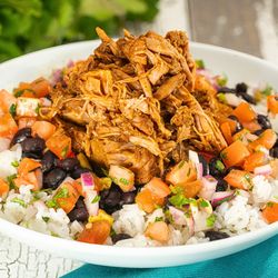 Press Quesadilla Grill - Braised Pulled Pork Bowl