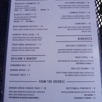Skylarks Hidden Cafe - Brunch menu - Cafes Near Me - Bellingham, Washington Skylarks Hidden Cafe - Brunch menu - Cafes Near Me - Bellingham, Washington