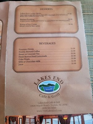 Menu photo 5 Lakes End Diner & Marina Topton, NC Menu photo 5 Lakes End Diner & Marina Topton, NC