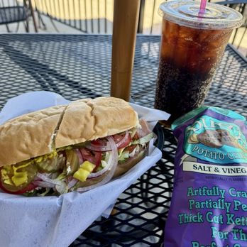 Sub Station Downtown - #1. Capicola, Gallo Dry Salami, Pepperoni, Ham, Swiss Cheese Sub with chips and a drink - Delis Near Me - Bakersfield, California Sub Station Downtown - #1. Capicola, Gallo Dry Salami, Pepperoni, Ham, Swiss Cheese Sub with chips and a drink - Delis Near Me - Bakersfield, California