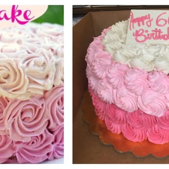 Bea's Bakery - The cake on the left is the classy rose cake I requested. The cake on the right is what they created :/ yikes - Bakeries Near Me - Tarzana, California Bea's Bakery - The cake on the left is the classy rose cake I requested. The cake on the right is what they created :/ yikes - Bakeries Near Me - Tarzana, California