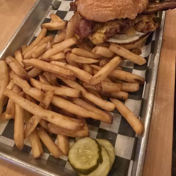 Brothers Smokehouse - Fried chicken sandwich with fries - Barbeque Near Me - Ramsey, New Jersey