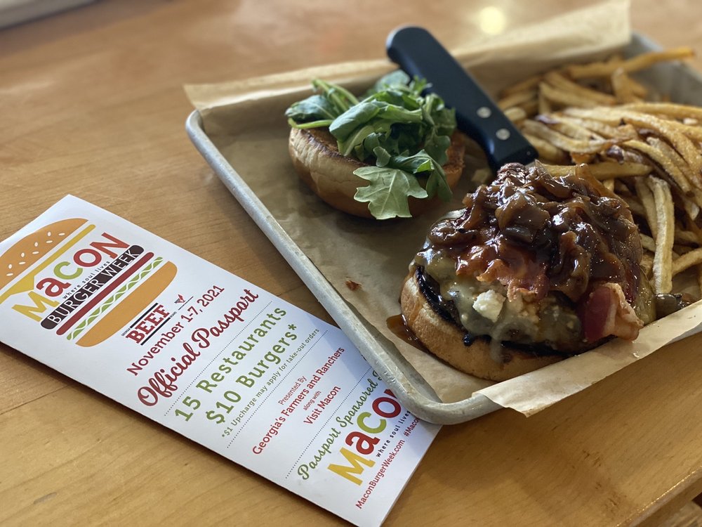 Food from Ocmulgee Brewpub